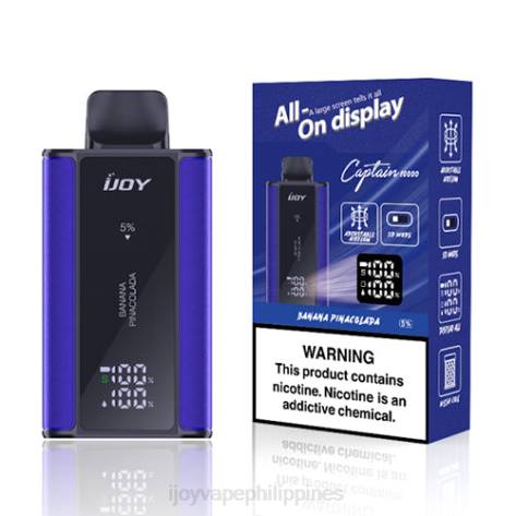 NDLR81 iJOY Bar Captain Disposable - iJOY bar flavors Banana Pinacolada