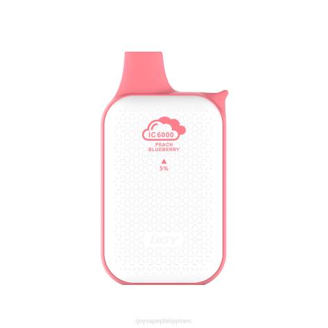 NDLR208 iJOY Bar IC6000 Disposable - iJOY vape review Peach Blueberry