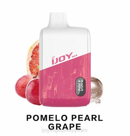 NDLR192 iJOY Bar IC8000 Disposable - iJOY vape Manila Pomelo Pearl Grape