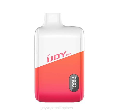 NDLR18 iJOY Bar Smart Vape 8000 Puffs - iJOY vape review Peach Lemon