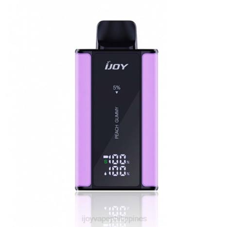 NDLR41 iJOY Captain 10000 Vape - iJOY bar flavors Peach Gummy
